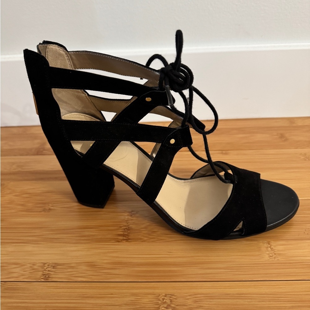 Sam Edelman Black Strappy Heels - Picture 3 of 8